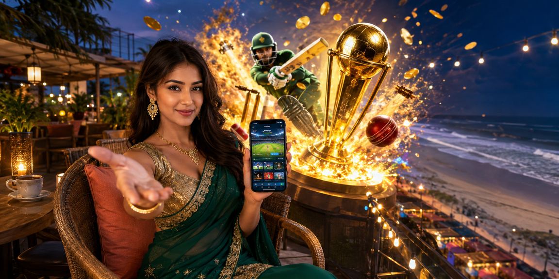 কক্সবাজার সমুদ্র সৈকতে ক্রিকেট বেটিং উপভোগ করছেন একজন উৎসাহী ব্যবহারকারী